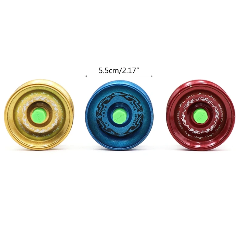 

85DE 1Set Mini Classic Yo Yo Ball Toy for Activity Centers Mini String Ball with Bearing Axle Interactive Alloy Yo-yos Trick