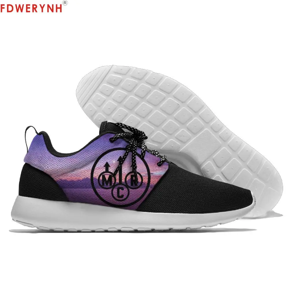My Chemical Romance Custom Trend Mens Low-key Simple Men's Air Mesh Casual Shoes Comfortable Fashion Lace-up Adult Men Shoes