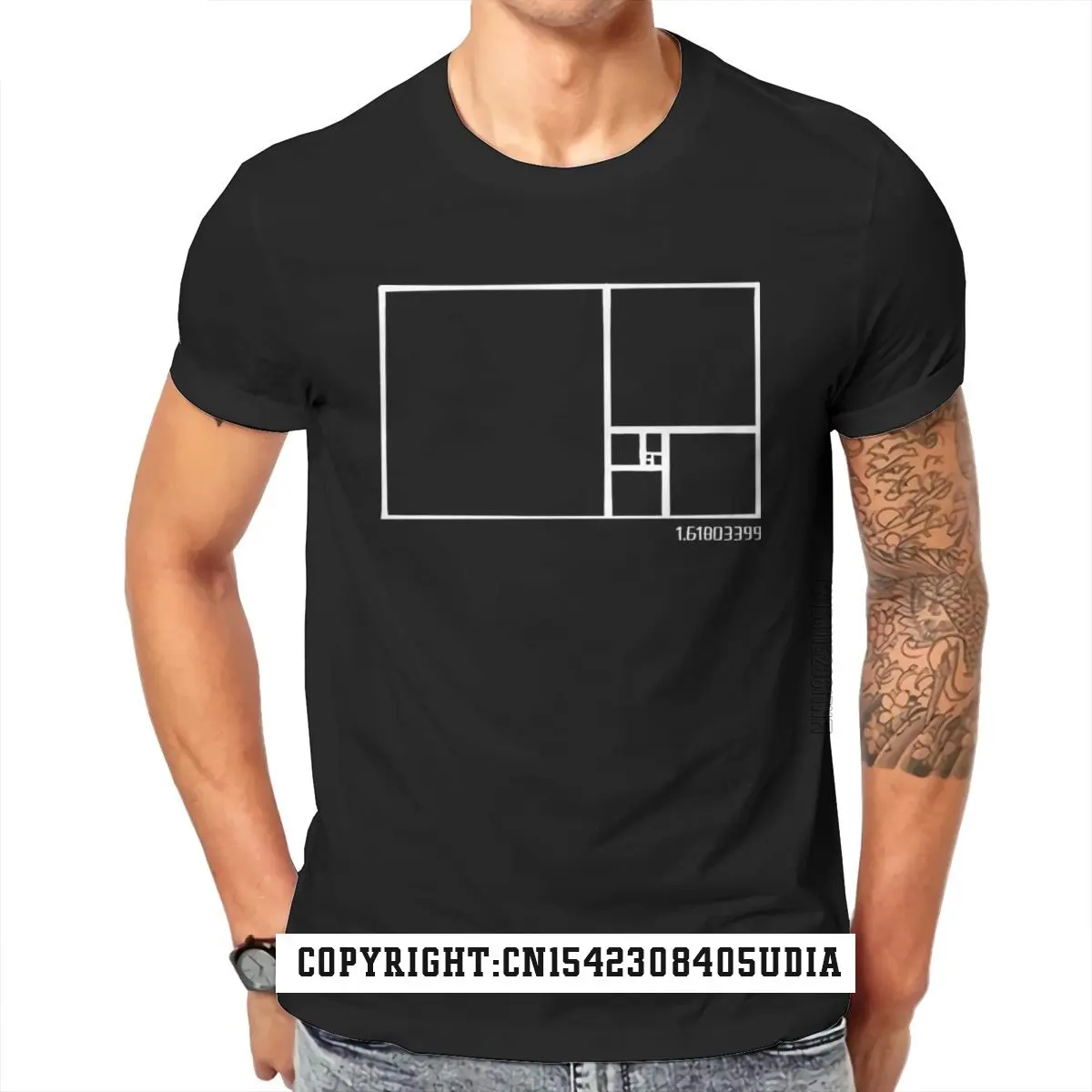 Golden Ratio Architect And Architecture Students Mens Tall T-Shirt Male Unisex Tees Tops & Tees For Men Popular Tshirts