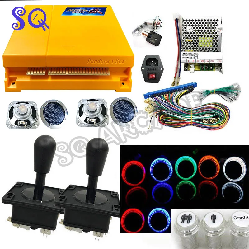 

DIY arcade cabinet kit Jamma Arcade 2800 in 1 PCB Wire harness power supply joystick button for arcade game kit JAMMA MAME