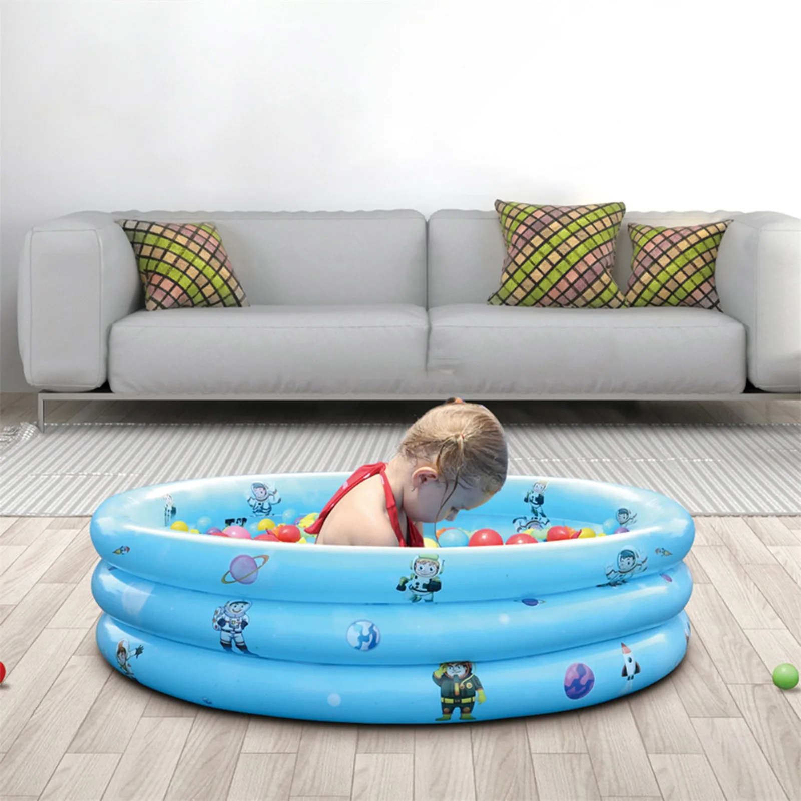 

Детский надувной бассейн, надувная ванна для детей, летнее развлечение в воде, Надувное плавательное кольцо с блестками
