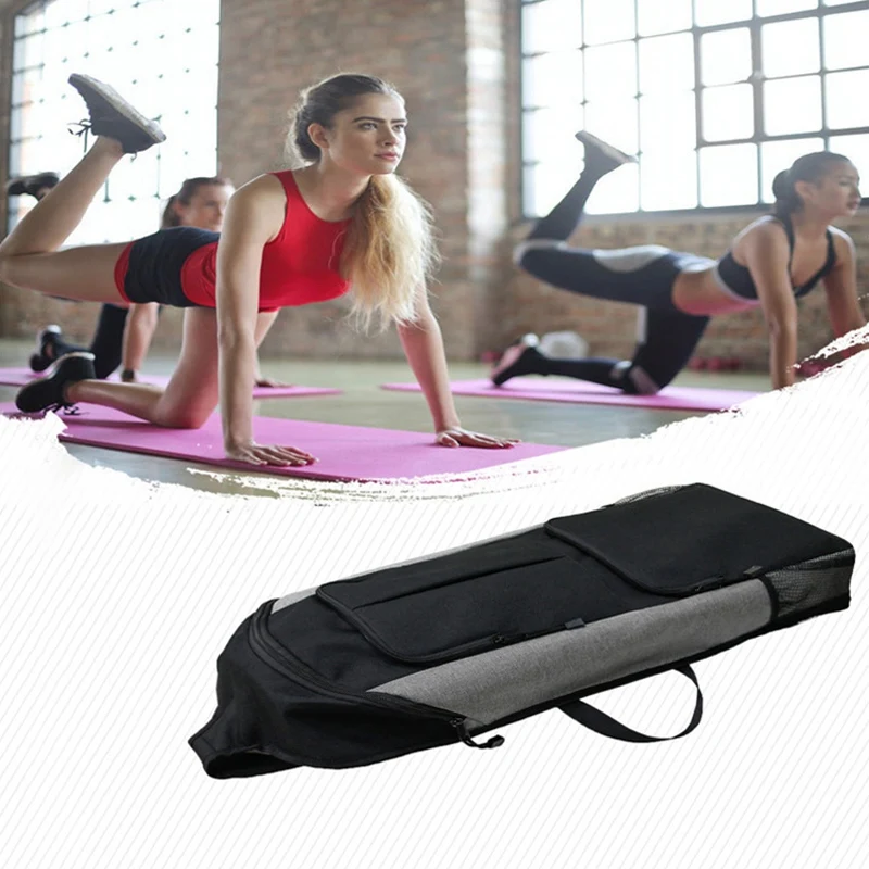 

Yoga Mat Bag Carrier Yoga Backpack Large Pockets Water Bottle Holders Yoga Mat Carry Bag for Women Men Gym Pilates