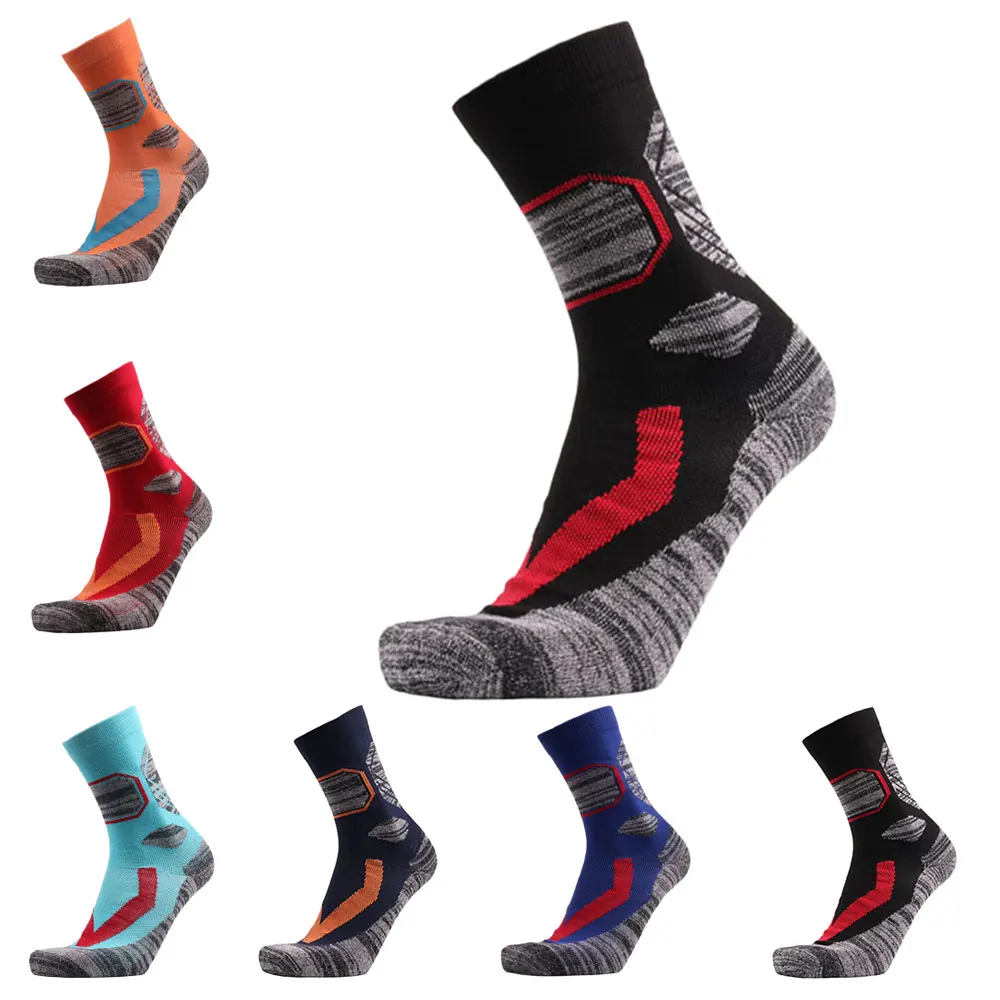 L.Mirror 1 пара лыжных носков-легкие утепленные хлопковые теплые лыжные носки для