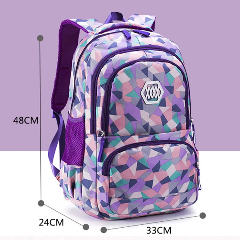 Рюкзак Детские школьные рюкзаки для девочек Водонепроницаемая дорожная сумка