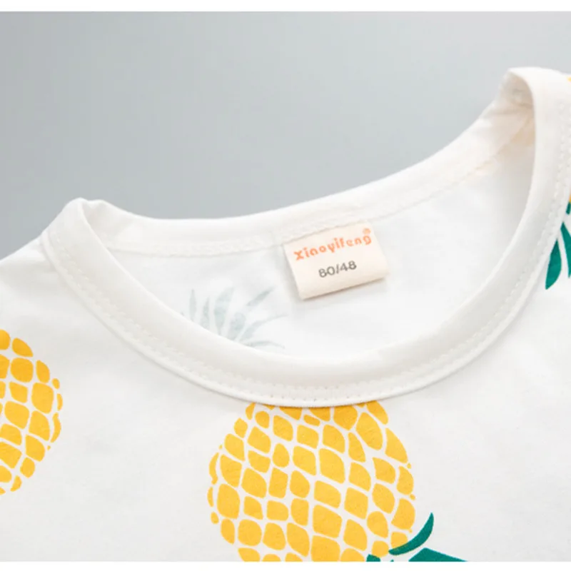 Модная детская одежда летняя для мальчиков и девочек Повседневная футболка