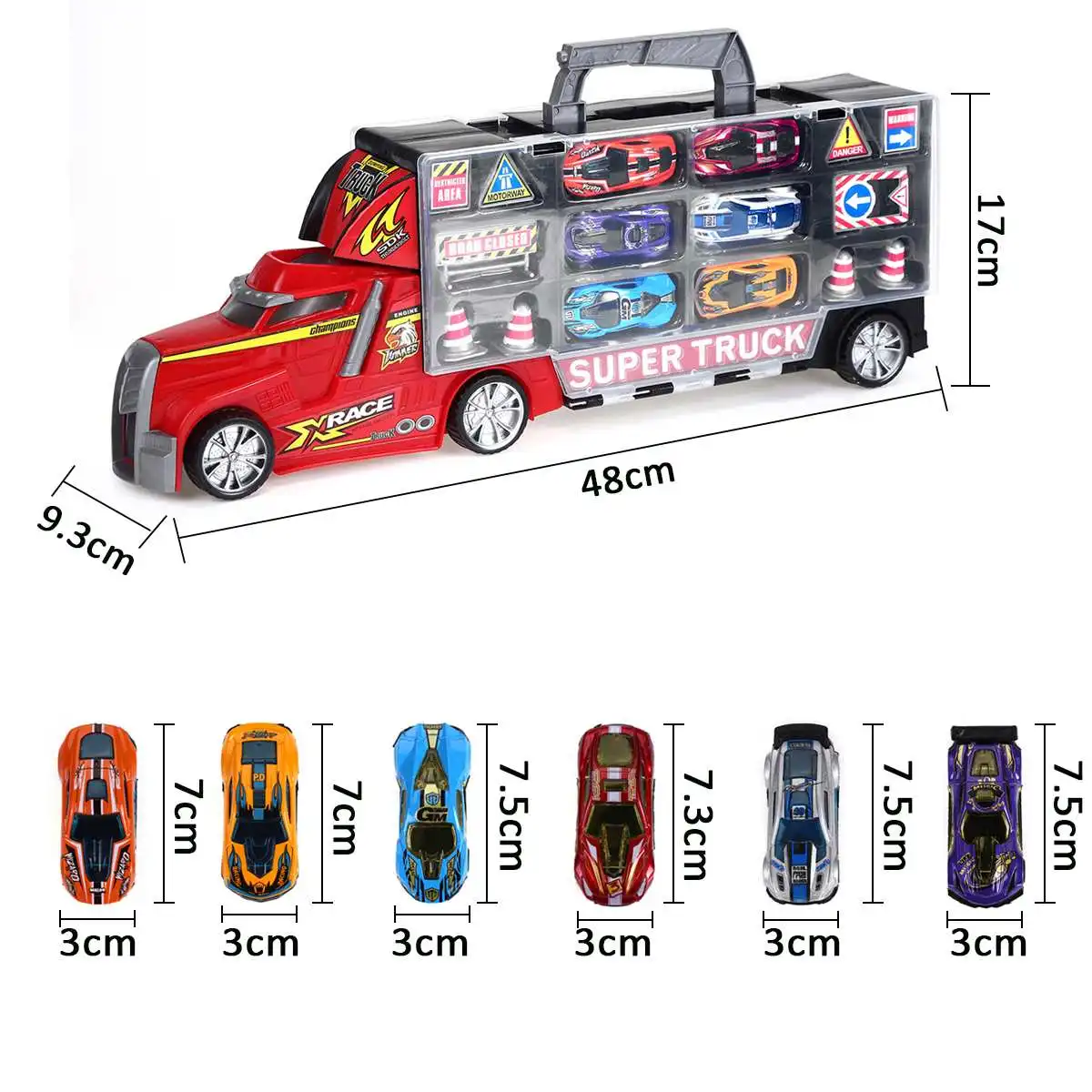 

14Pcs/set Baby Toys Car Truck Vehicle Toy Set Toy Transport Vehicle Model Alloy Cars Truck Model Christmas New Years Gift