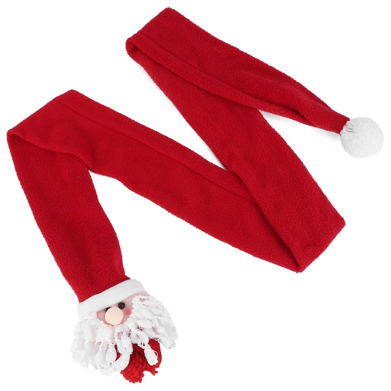 

New Year Gifts Cute Santa Claus Long Scarf for Women Christmas Decorations