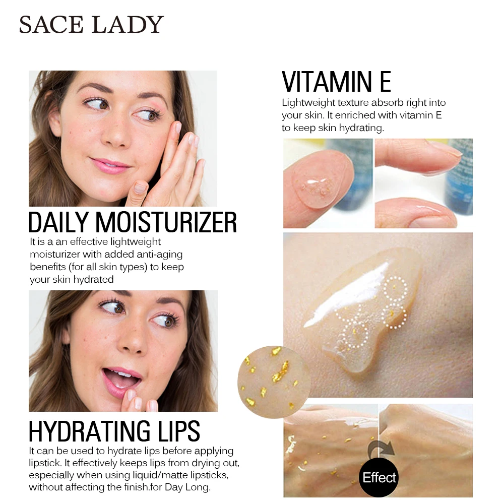 SACE LADY Elixir масло для макияжа лица Грунтовка УВЛАЖНЯЮЩАЯ основа грунтовка пор 24 К 6