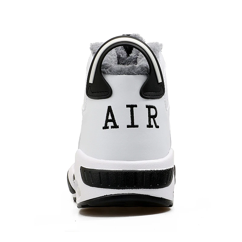 Зимние плюшевые меховые мужские ботинки теплые с бархатной подкладкой высокие