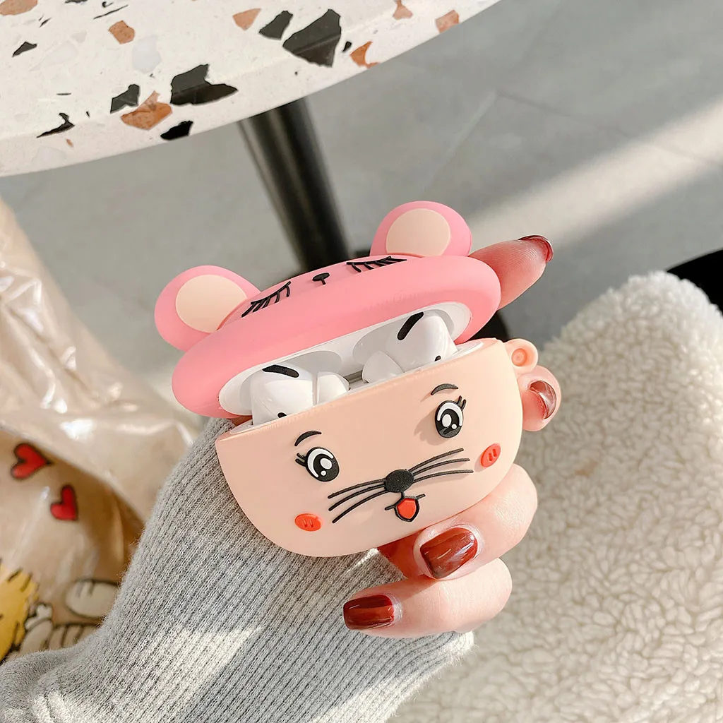 2021 аксессуары для наушников Airpods Pro 2019 чехол беспроводной зарядки силиконовый