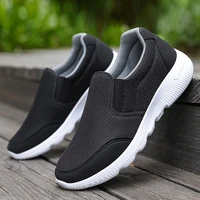 women vulcanized shoes breathable sneakers non slip on flats shoes for men plus size walking flat wholesale