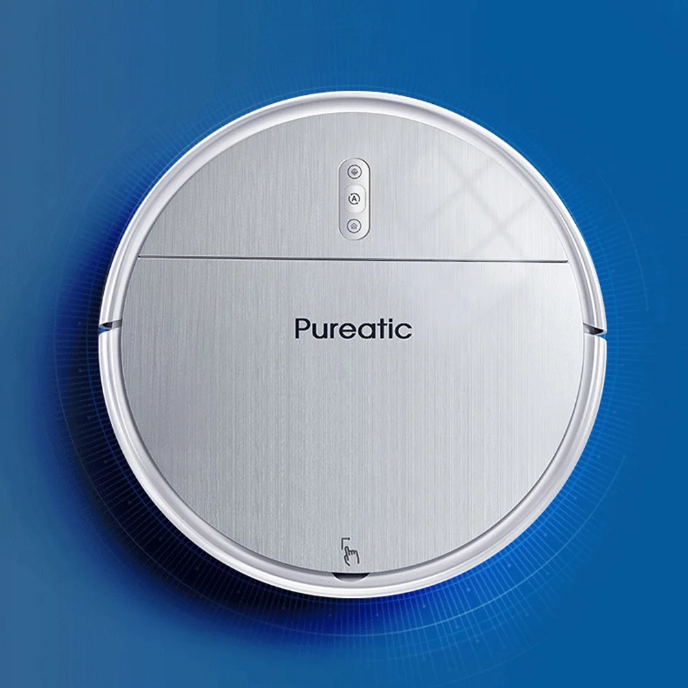 Pureatic робот пылесос с голосовым управлением влажная Швабра автоматическая