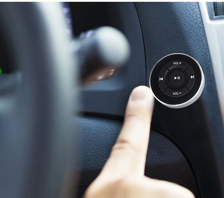 SITAILE беспроводной Bluetooth медиа руль пульт дистанционного управления mp3 Воспроизведение музыки для Android IOS смартфон Bluetooth пульт дистанционного управления