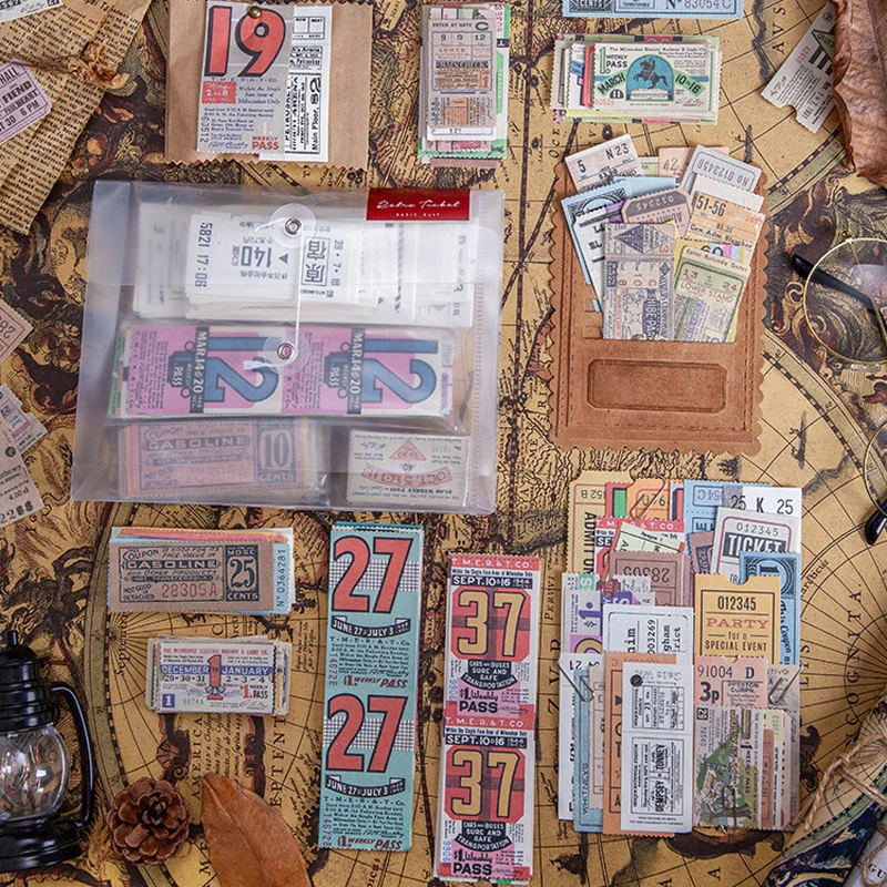 400 шт./компл. декоративные наклейки в стиле ретро для путешествий ежедневника