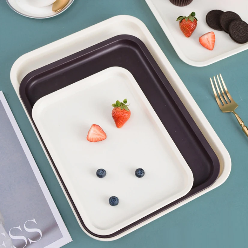 Кухня Услуги лоток Пластик контейнер для хранения Творческий Блюдо Подачи