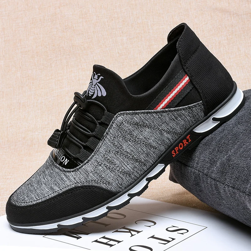 

2020Brand Leather Men Casual Shoes Autumn Fashion Sneakers Footwear Soft Rubber Male Flats Shoe Mens Shoes Sales Man Designer