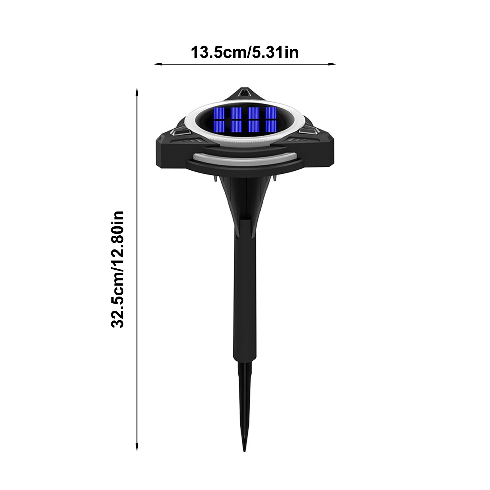 

LED Colorful Ground Plug Light UFO Solar Underground Lights Outdoor Waterproof Garden Decorative Lawn Landscape Underground Lamp