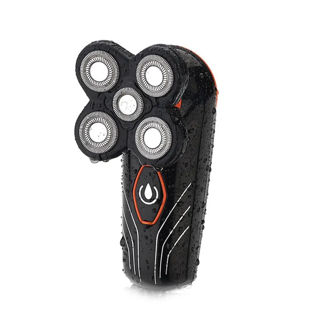 

Водонепроницаемая Плавающая бритвенная головка с 5 головками, Мужская бритвенная головка, заменяемая Мужская t-головка с пятью кольцами, безопасная Удобная бритва