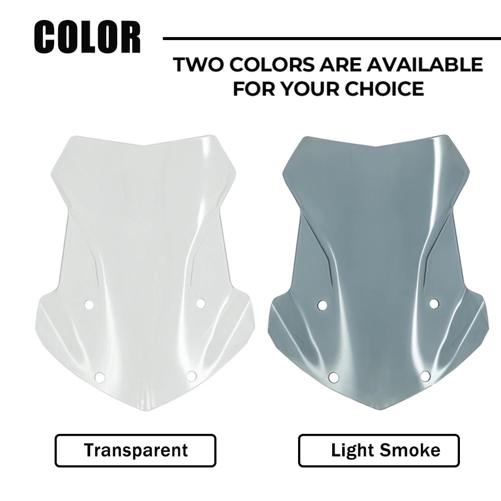 motorcycle windshield windscreen wind shield screen deflector spoiler protector for bmw r1250gs r1200gs adv gs1200 lc 2013 2021 free global shipping