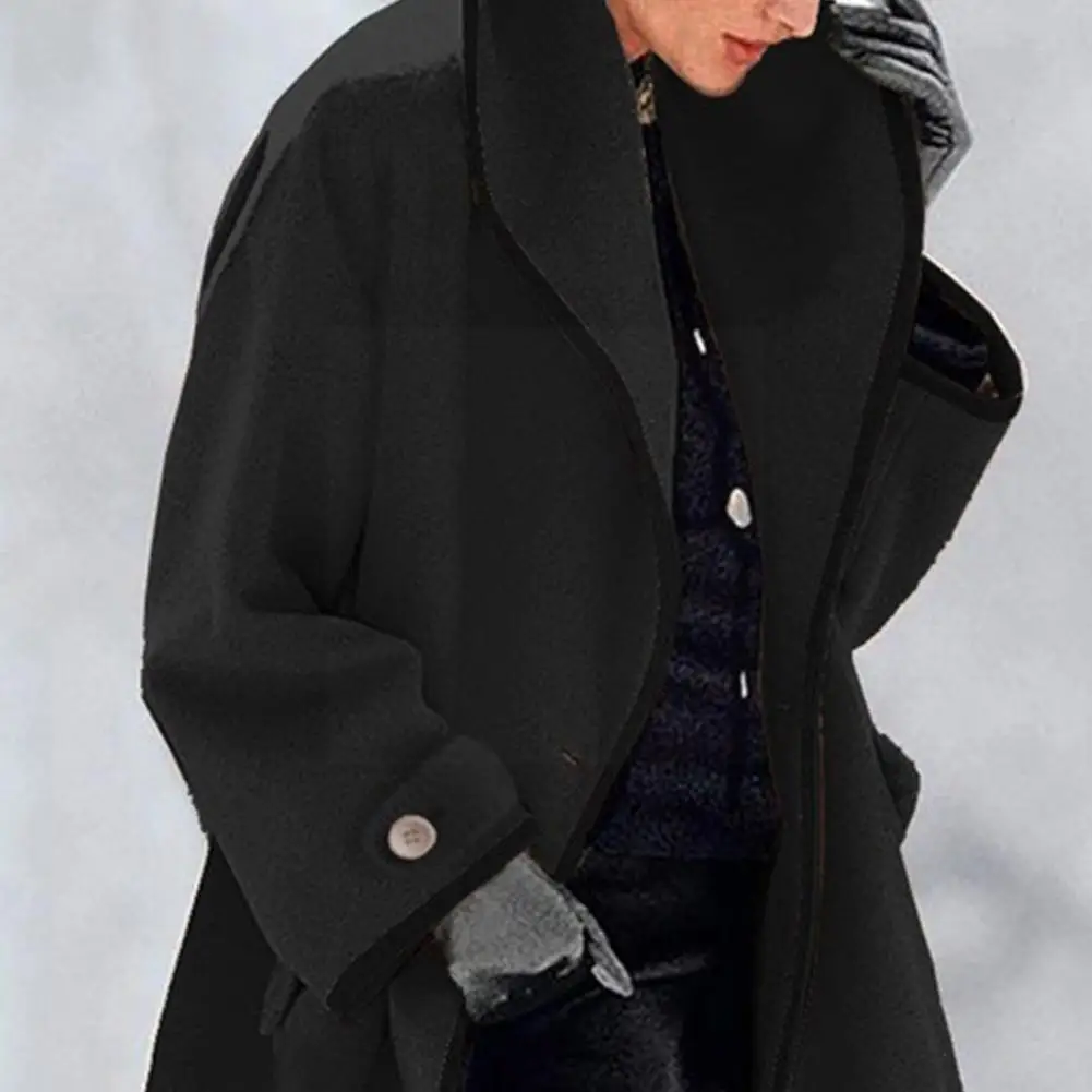 Женский пуховик зима 2022 Женское зимнее шерстяное длинное пальто тренчкот теплая