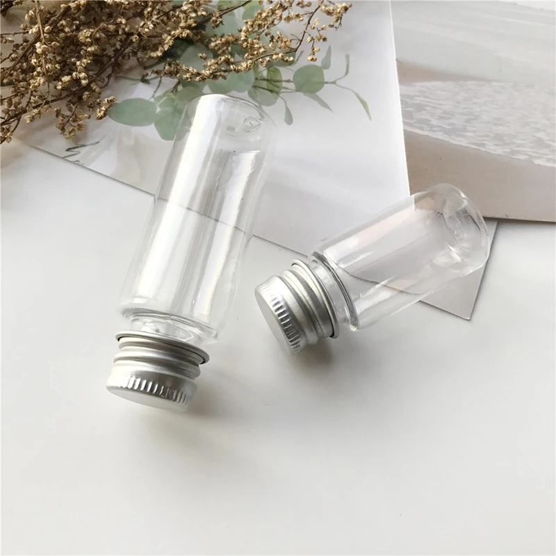 

10//20Ml Plastic Clear Bottle Travel Lotion Liquid Shampoo Makeup Container