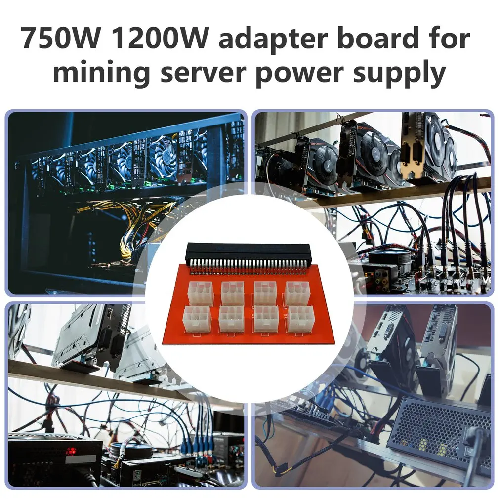 

Used for Ethereum 750w 1200w Mining Power Graphics Card Power Adapter Card Of Mining Machine Mining Power Graphics Card Adapter