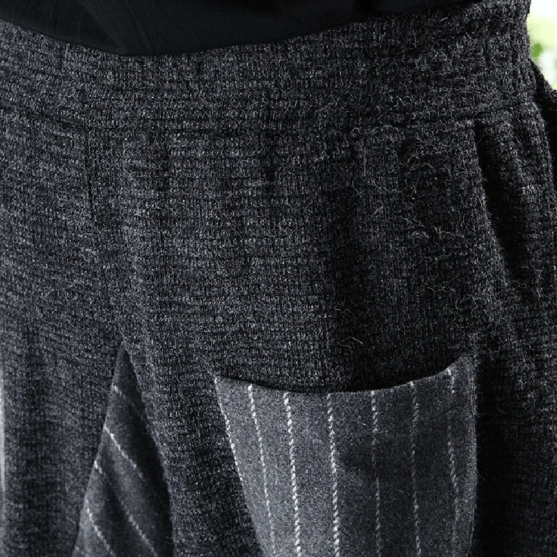 Женские Плиссированные шаровары [XITAO] повседневные свободные брюки до щиколотки