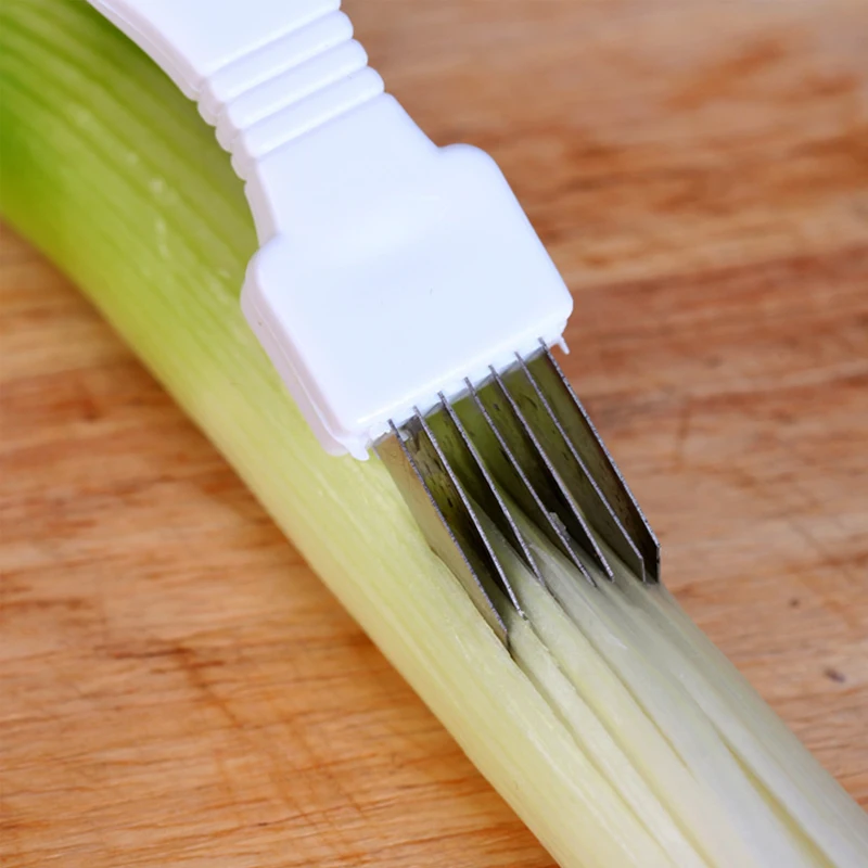 

1 PCS Onion Vegetable Cutter slicer multi chopper Scallion Kitchen knife Shred Tools Slice Cutlery Cooking Tools