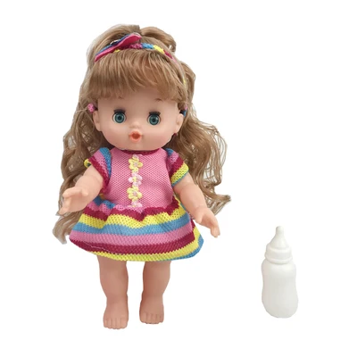 Bebes reborn mini baby dolls 26 см мигание глаз пение bebe живая кукла модель виниловые