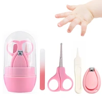 4pcs infant nail clipper scissors children kids newborns baby care nail trimmer cutter