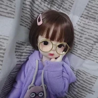 dress up 30 cm fat baby doll clothes bjd6 points baby clothes jeans casual suit skirt clothing headwear