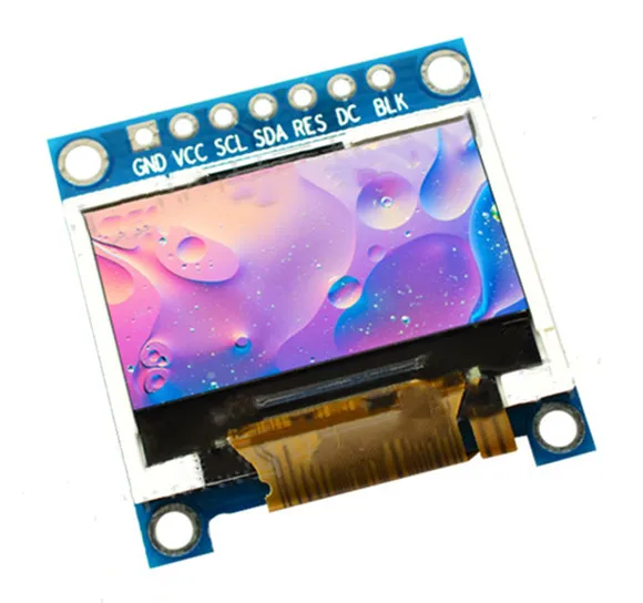Maithoga 0 96 дюймовый 7PIN SPI 262K цветной TFT ЖК-экран с адаптером платы ST7735 Привод IC 128(RGB)* 64
