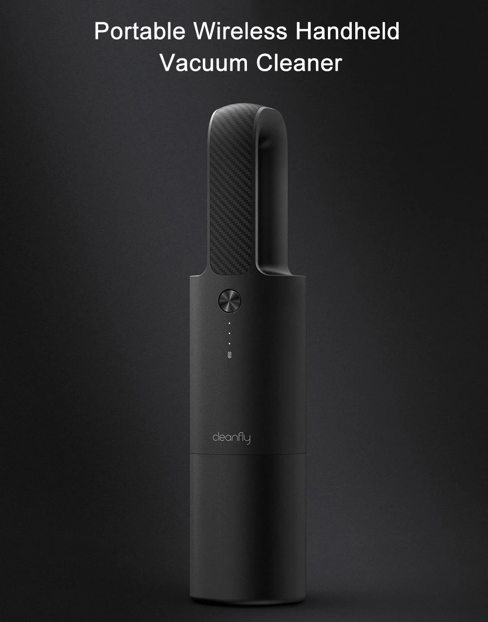 Xiaomi ручной пылесос Cleanfly Fvq портативный беспроводной мини-пылесос 2 в 1 насадка с Led светильник автомобильное зарядное устройство Hepa фильтр