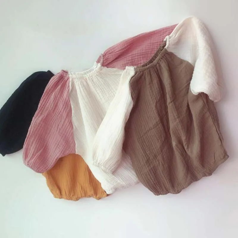 Ins/2019 г. осенний Модный комбинезон в корейском и японском стиле для маленьких