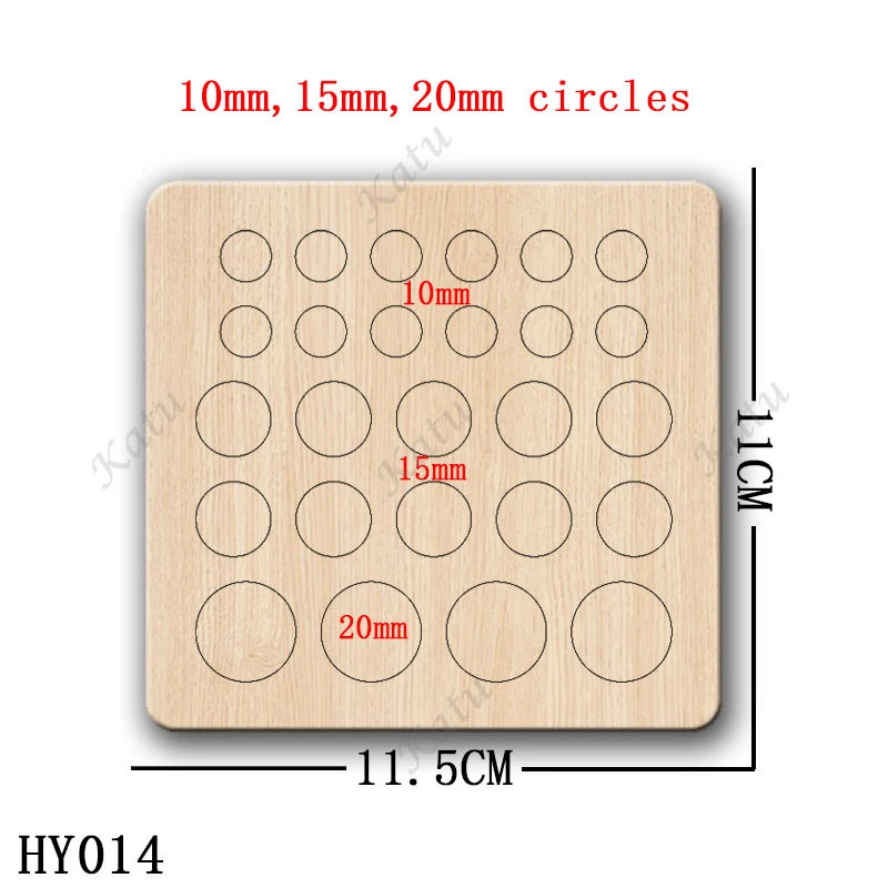

Round Cutting Dies 2022 Wooden Dies Suitable for Common Die Cutting Machines on the Market