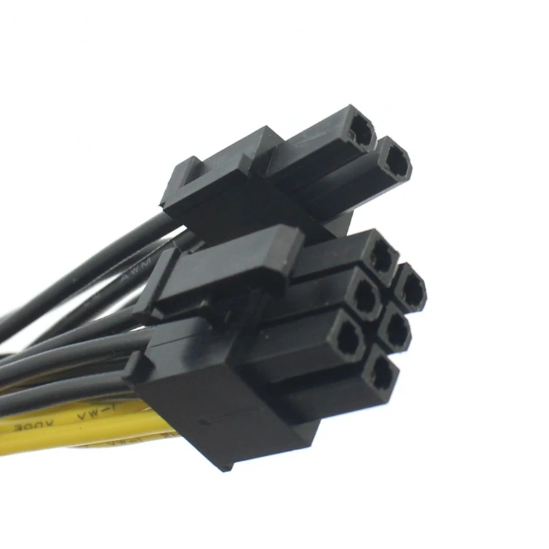 Pci-E Image Card Modular Power Cable 8Pin To Dual 8(6+2)Pin for Antec Eco Tp Np Series 18Awg |