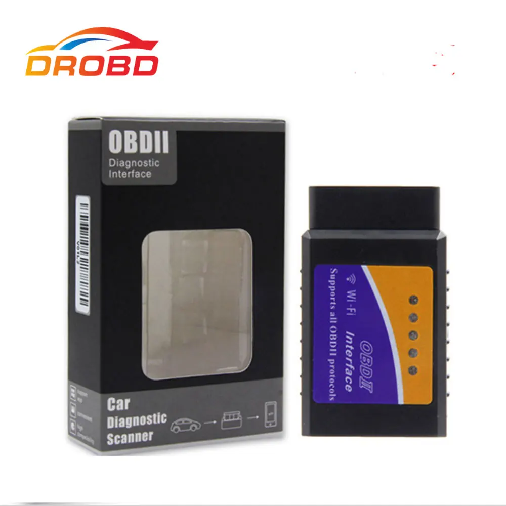 ELM327 WiFi Bluetooth V1.5 OBDII диагностический инструмент для IPhone/Android/ПК Torque ELM 327 в 1 5