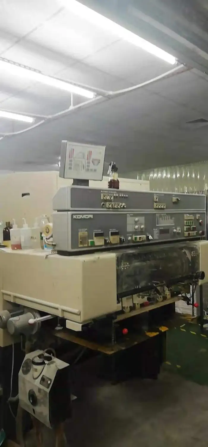 Четырехцветные печатные прессы Komori Модель: 428 Максимальная конфигурация