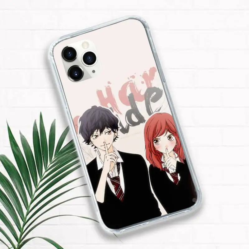 

Ao Haru Ride Japanese anime cute girl Phone Case for iPhone 11 12 pro XS MAX 8 7 6 6S Plus X 5S SE 2020 XR mini Luxury funda