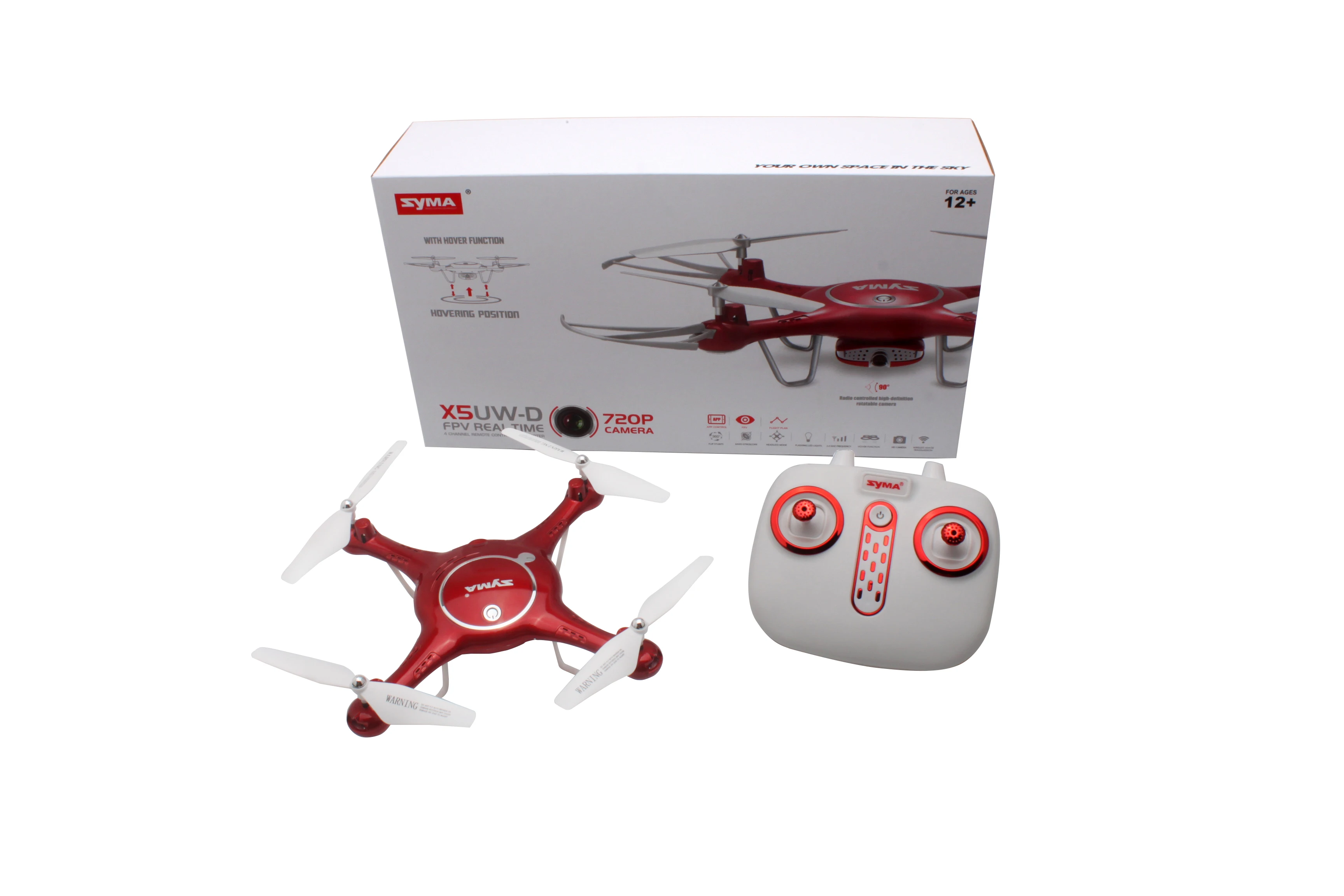 

X5UW Drone with WiFi HD 720P Camera Real-time Transmission FPV Quadcopter 2.4G 4CH RC Helicopter Dron Quadrocopter Drones toys