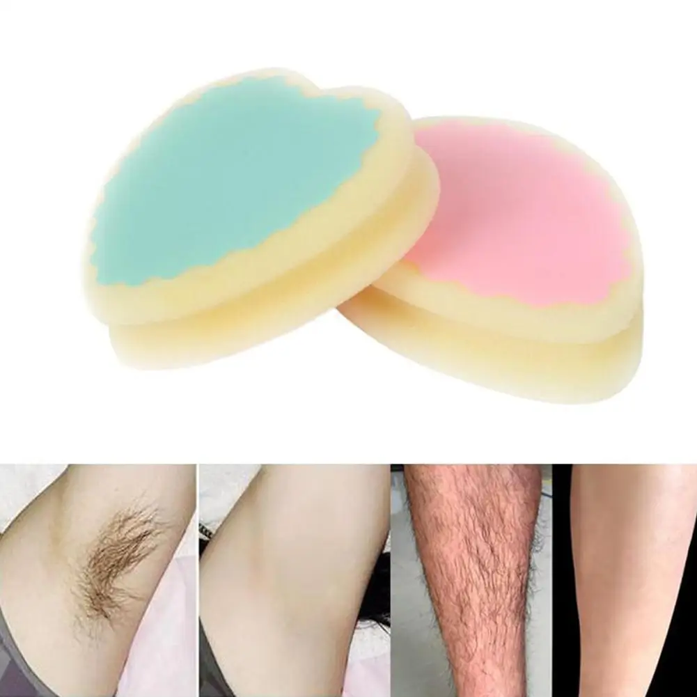 

Magical Painless Hair Removal Depilation Soft Sponge Pad Remove Hair Remover With Scraping Board Effective Skin Care Beauty Tool