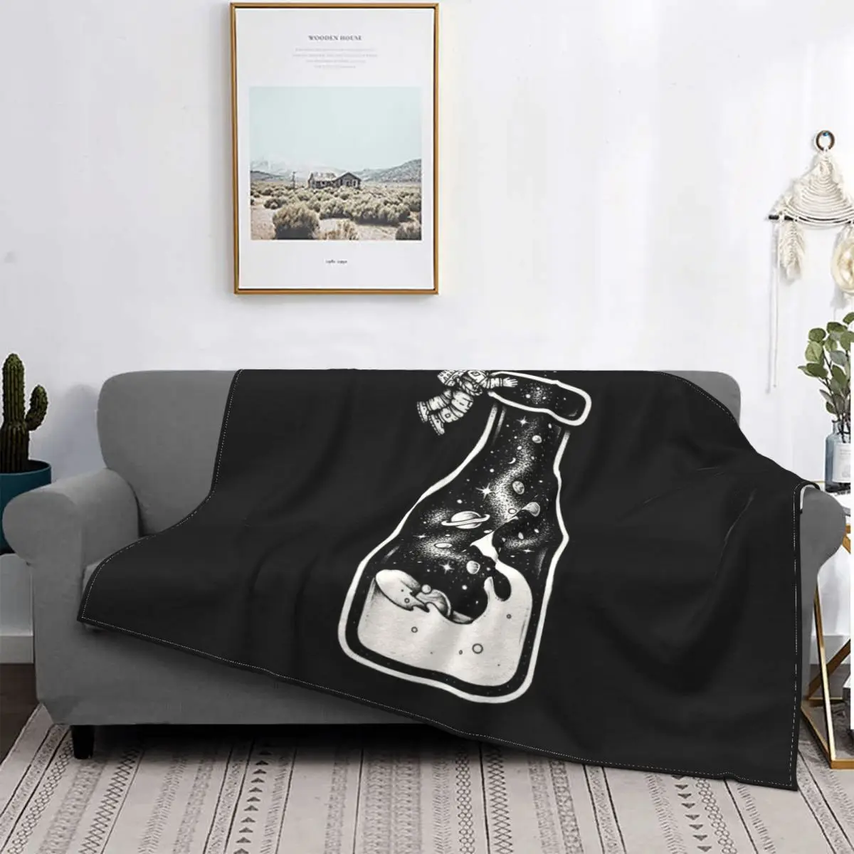 

Manta Milky Way, colcha a cuadros para cama, toalla de playa, manta de Picnic, colchas para camas
