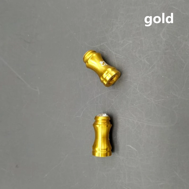 Fouriers VL-PE004 Road Bike Tyre stem Valve Cap Dust Covers For Presta French Valve bike wheel accessories - Цвет: gold