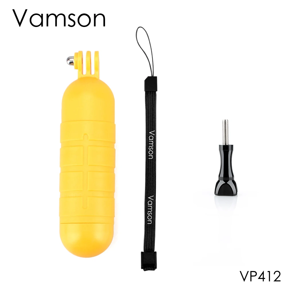 VP412 Vamson для Gopro аксессуары Плавающий поплавок ручной монопод ручка селфи палка для GoPro Hero 7 5 4 для SJCAM для Xiaomi yi VP418 - Цвет: VP412