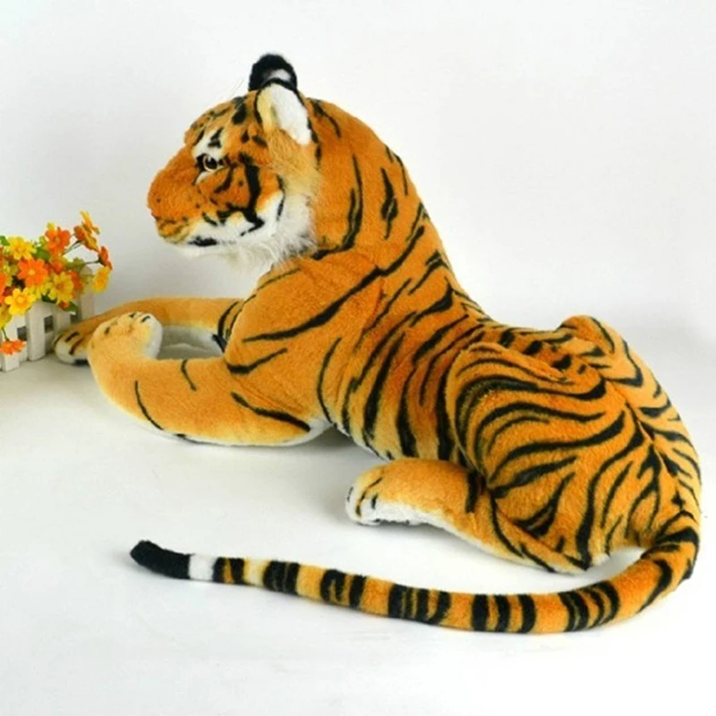 

CHILDREN PLUSH ARTIFICIAL SIMULATION Tiger fur FABRIC DOLL TOYS doudous