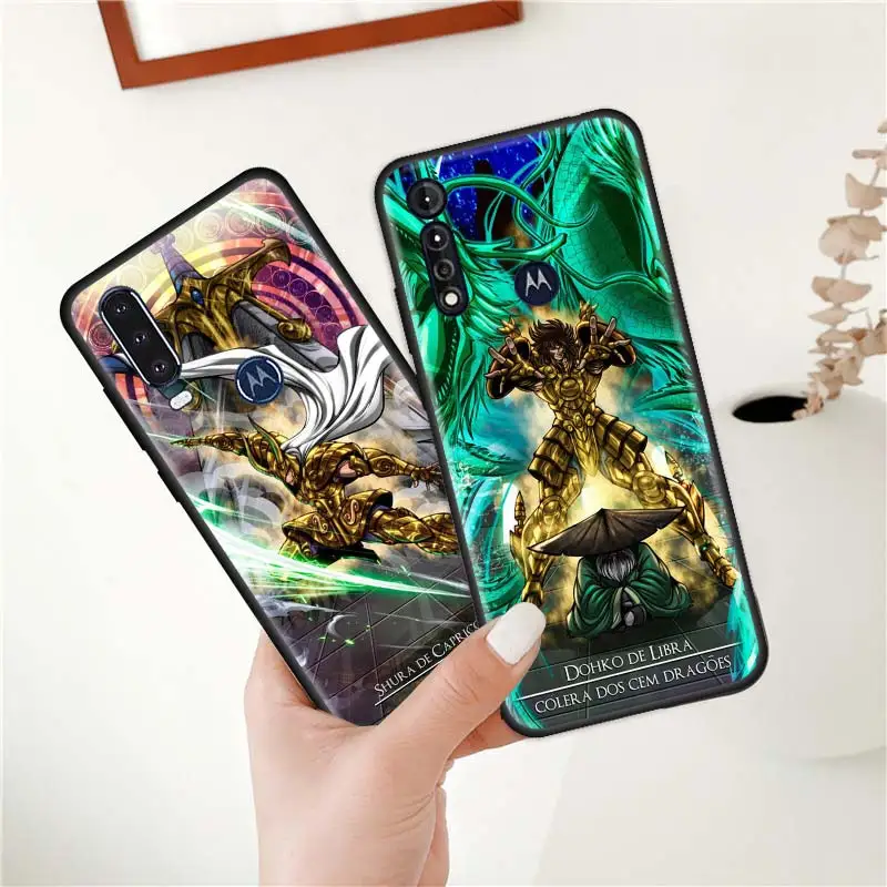 case for motorola moto g9 play g8 power lite one fusion plus e6s g stylus g30 g10 phone cover funda capa saint seiya knights free global shipping