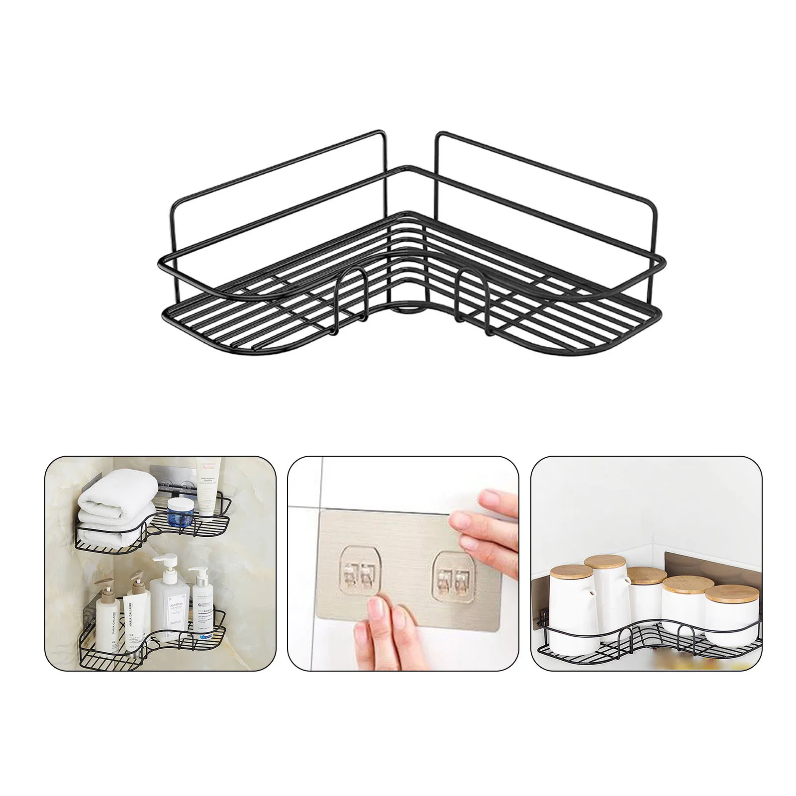 Corner Shower Caddy Shelf Storage Organizer For Bathroom Dorm And Kitchen Rack Shampoo Holder | Дом и сад