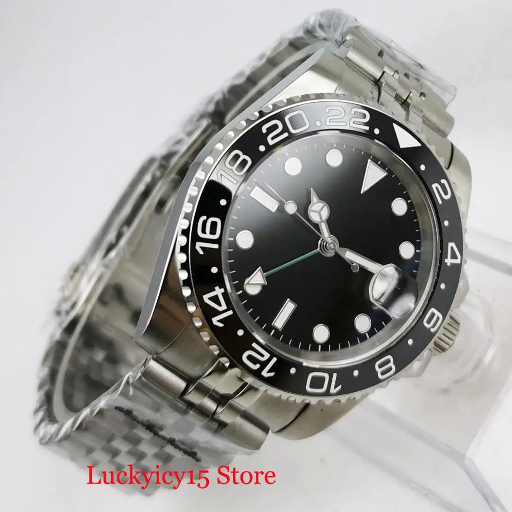 Часы наручные PARNIS мужские стерильные роскошные с автоматическим перемещением