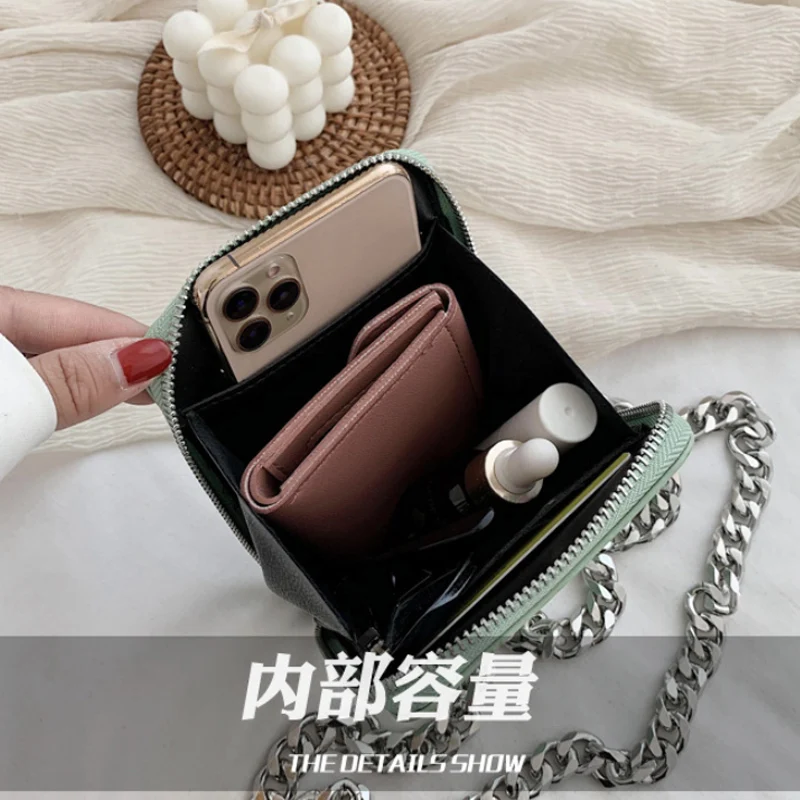 

Mini Phone Messenger Bags Designer Cute Ladies Crossbody Bag Side Sling Female Purses and Handbag Wallet Card Pocket Party 2021