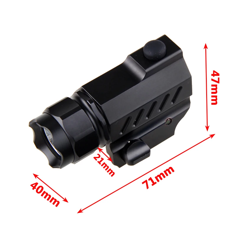 Светодиодный светильник XM L T6 для ружья 3 лм тактический охотничий фонарик с